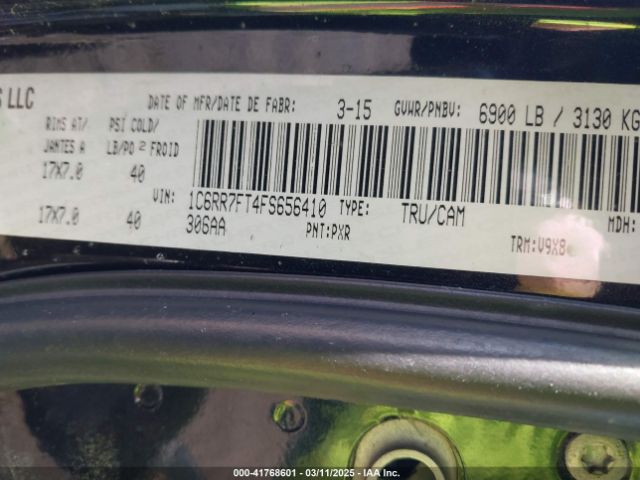 1C6RR7FT4FS656410 RAM 1500 St