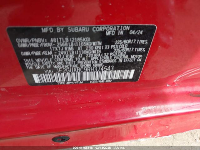 JF2GUABC9RH374543 Subaru Crosstrek