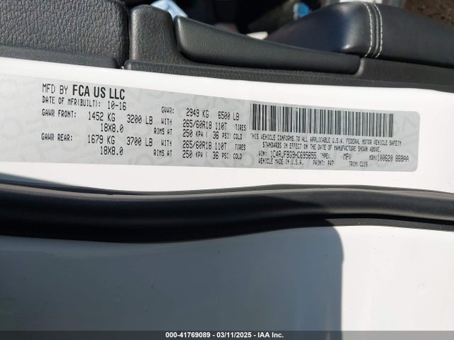 1C4RJFBG9HC695655 Jeep Grand Cherokee Limited 4x4