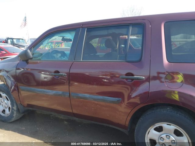 5FNYF4H29EB031593 Honda PILOT LX