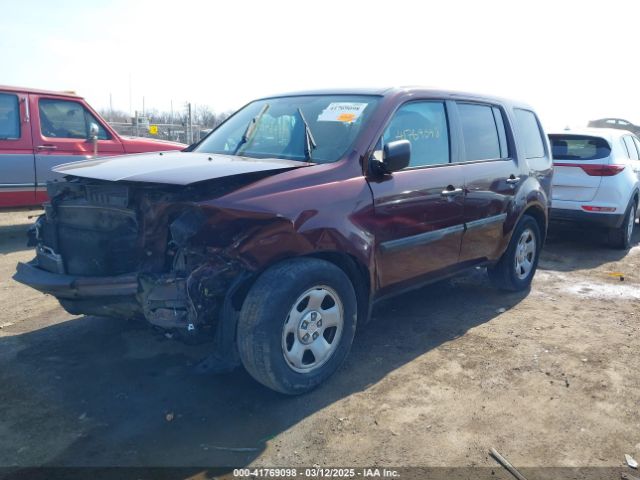 5FNYF4H29EB031593 Honda PILOT LX