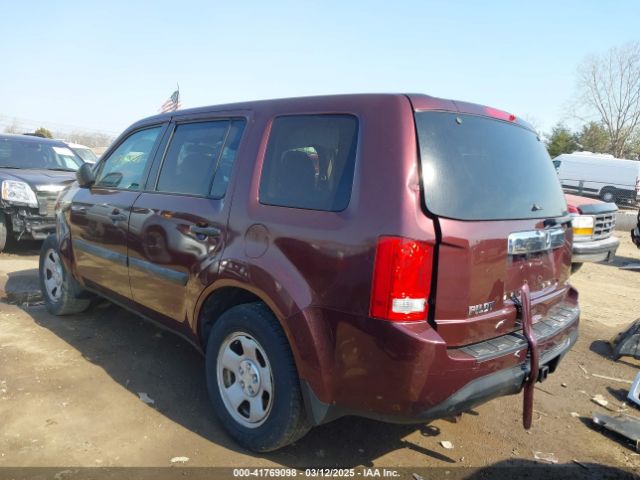 5FNYF4H29EB031593 Honda PILOT LX