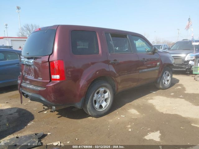 5FNYF4H29EB031593 Honda PILOT LX