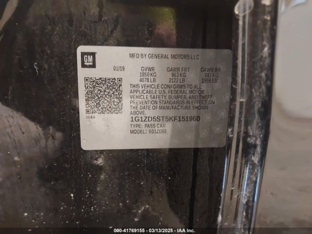 2019 CHEVROLET MALIBU 1G1ZD5ST5KF151960 Photo 8