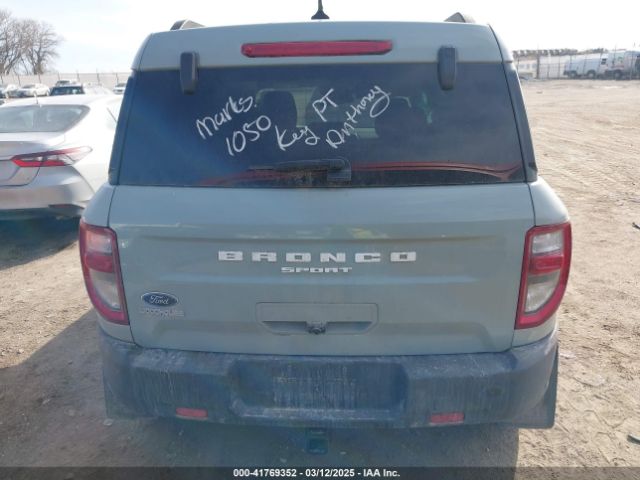 3FMCR9B6XNRD16906 Ford Bronco Sport Big Bend