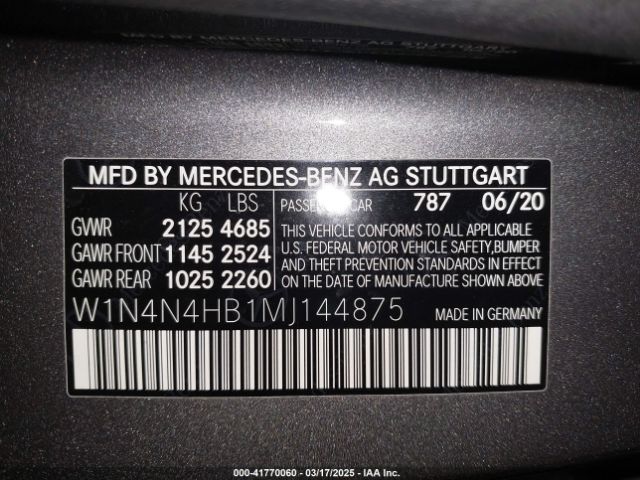 2021 MERCEDES-BENZ GLA 250 W1N4N4HB1MJ144875 Photo 8