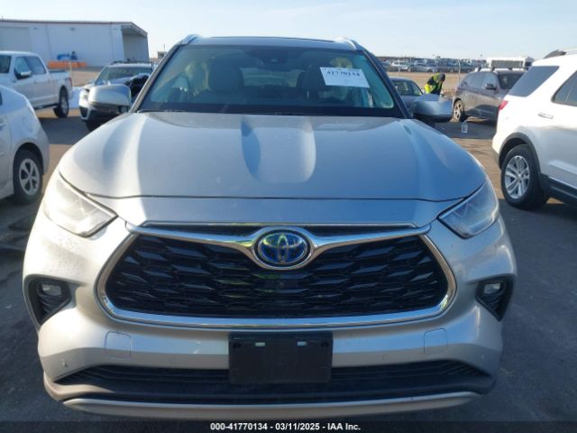 5TDEBRCH5LS009199 Toyota Highlander Hybrid Platinum