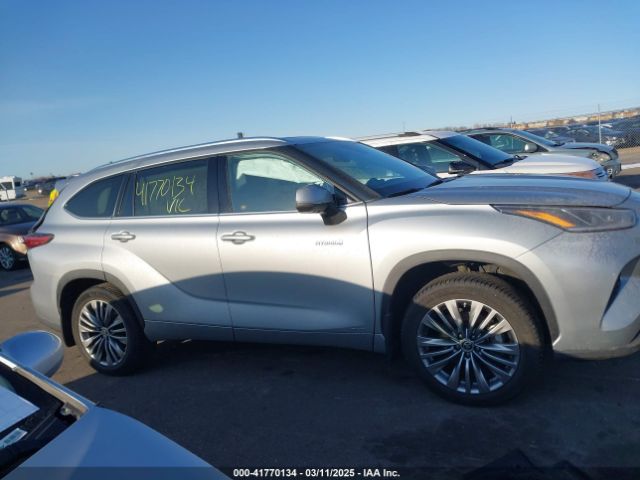 5TDEBRCH5LS009199 Toyota Highlander Hybrid Platinum