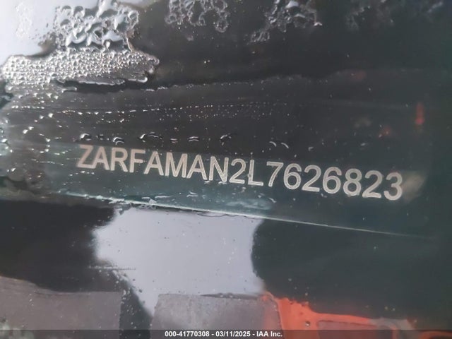 ZARFAMAN2L7626823 Alfa Romeo Giulia Rwd