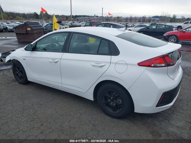 KMHC65LC3HU051703 Hyundai Ioniq Hybrid Blue