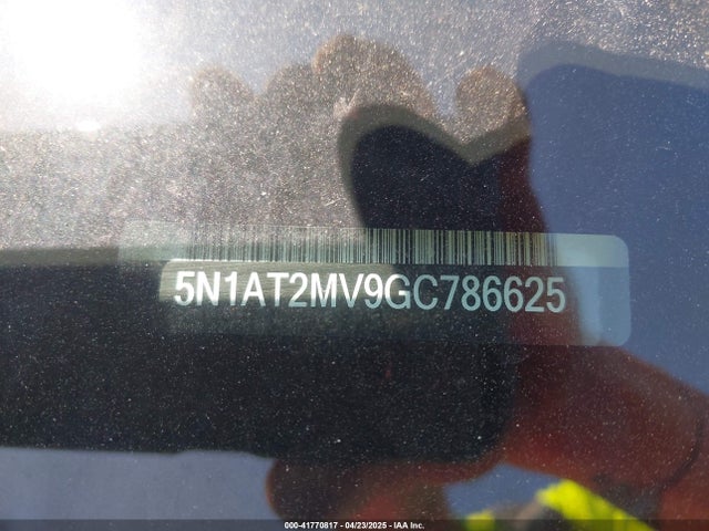5N1AT2MV9GC786625 Nissan Rogue Sl