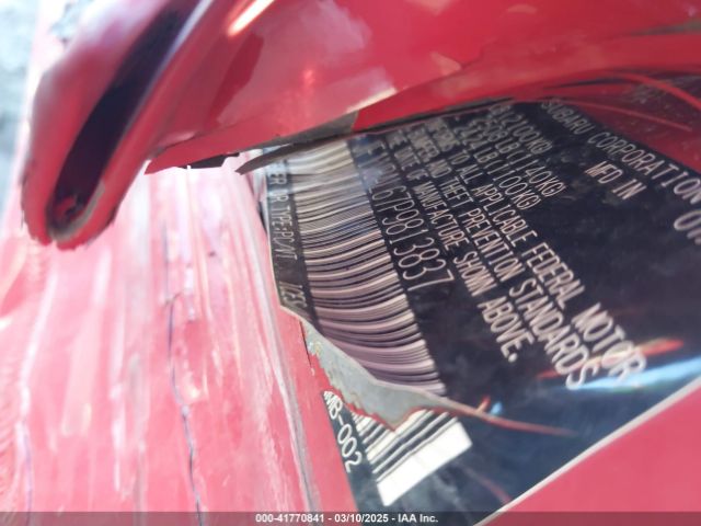 JF1VBAL67P9813837 Subaru Wrx Limited