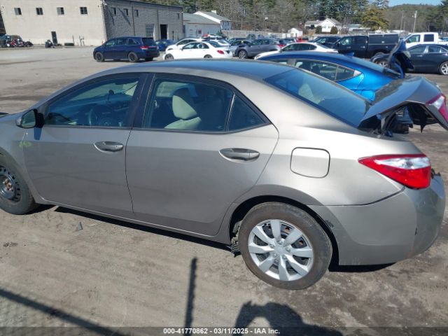 2T1BURHE4FC400837 Toyota COROLLA LE
