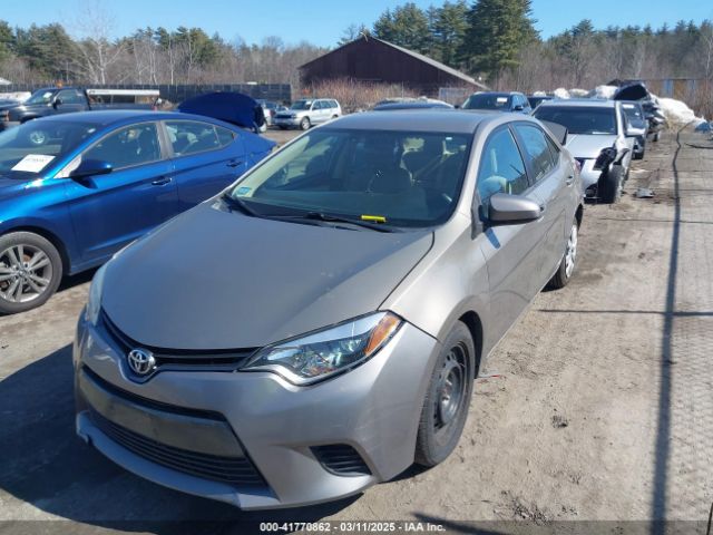2T1BURHE4FC400837 Toyota COROLLA LE