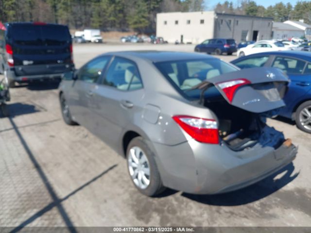 2T1BURHE4FC400837 Toyota COROLLA LE