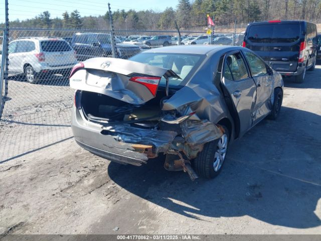 2T1BURHE4FC400837 Toyota COROLLA LE