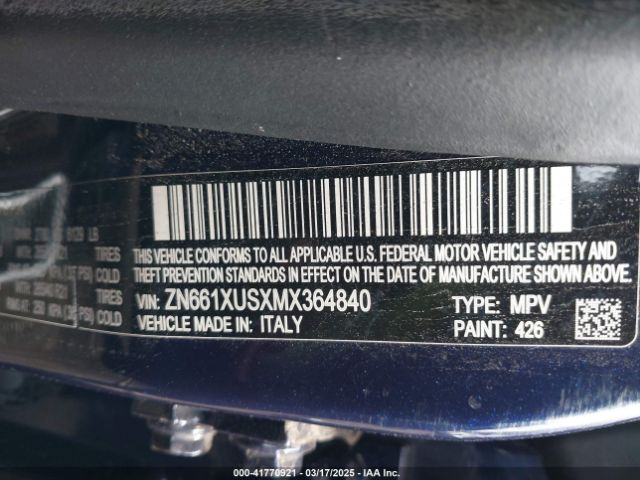 2021 MASERATI LEVANTE ZN661XUSXMX364840 Photo 8