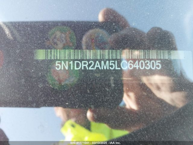 5N1DR2AM5LC640305 Nissan Pathfinder S 4wd