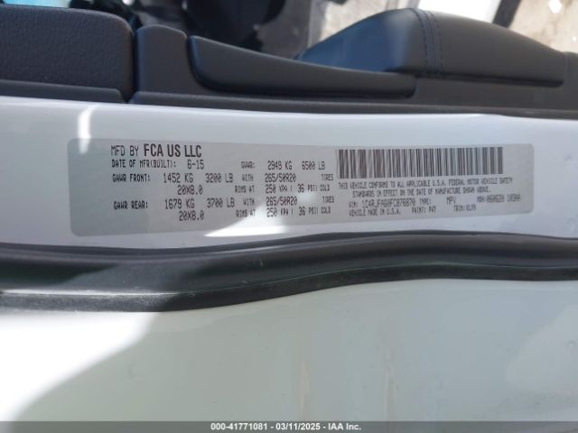 1C4RJFAG0FC876870 Jeep Grand Cherokee Altitude