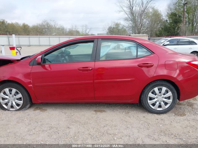 5YFBURHE2EP154899 Toyota COROLLA LE