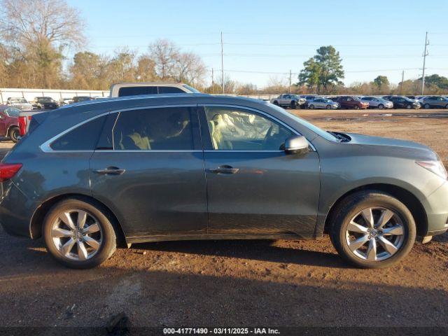 5FRYD4H89FB009782 Acura Mdx Advance Pkg W/entertainment Pkg
