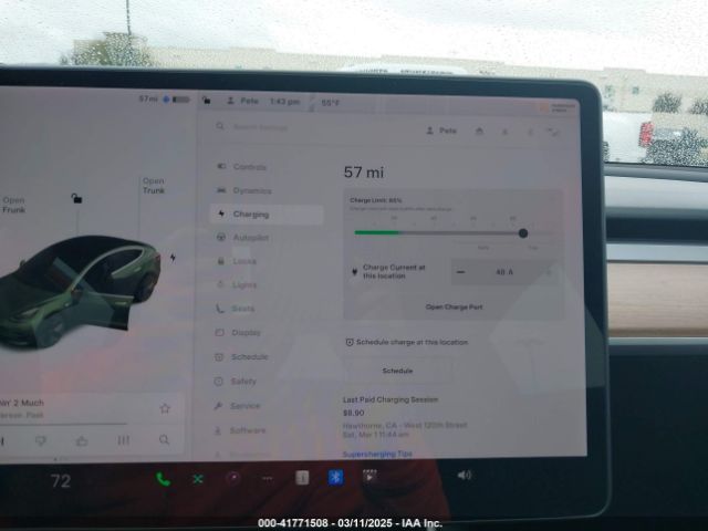 5YJ3E1EA3JF043806 Tesla MODEL 3