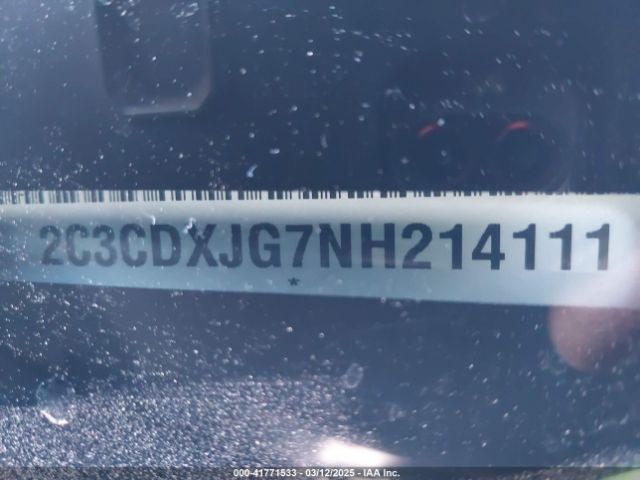 2C3CDXJG7NH214111 Dodge Charger Sxt Awd