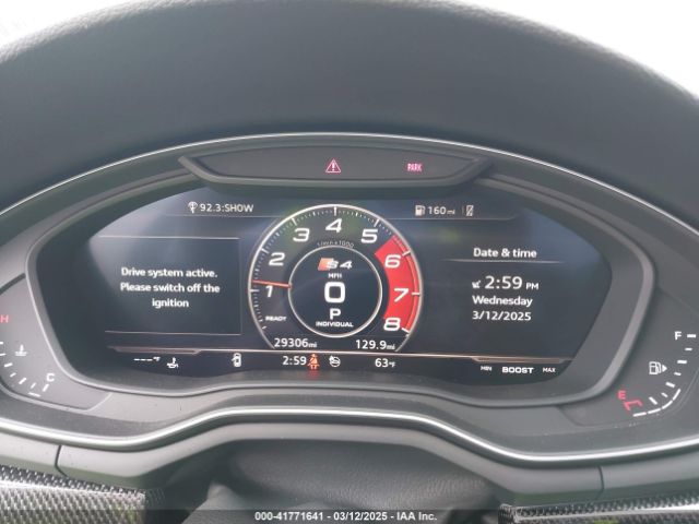 WAUC4AF40KA045421 Audi S4 3.0t Premium