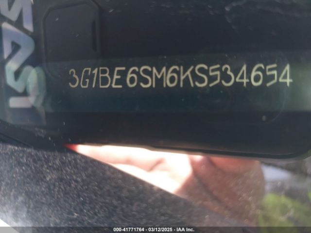 3G1BE6SM6KS534654 Chevrolet CRUZE LT