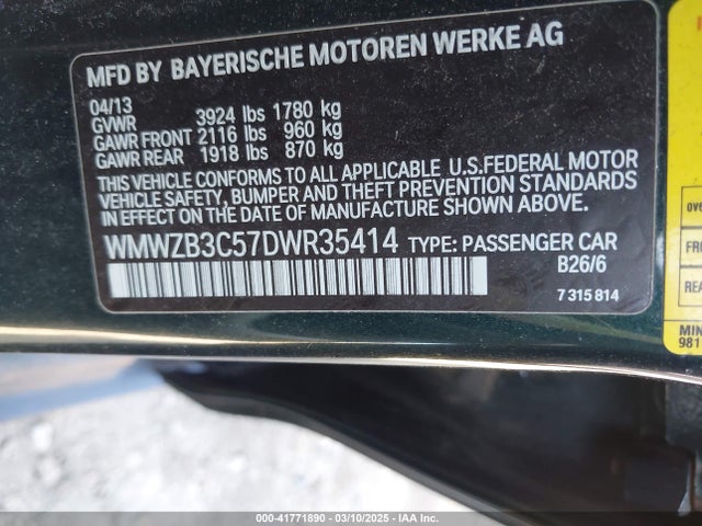 2013 MINI COUNTRYMAN WMWZB3C57DWR35414 Photo 8