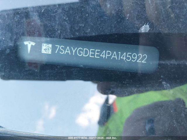 7SAYGDEE4PA145922 Tesla Model Y Awd/long Range Dual Motor All-wheel Drive