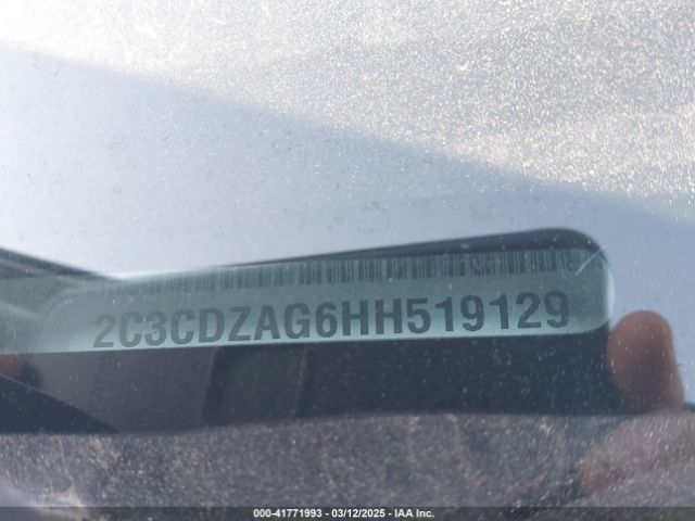 2C3CDZAG6HH519129 Dodge Challenger Sxt