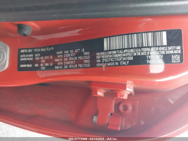 ZFBCFXCT5GP341568 Fiat 500x Trekking