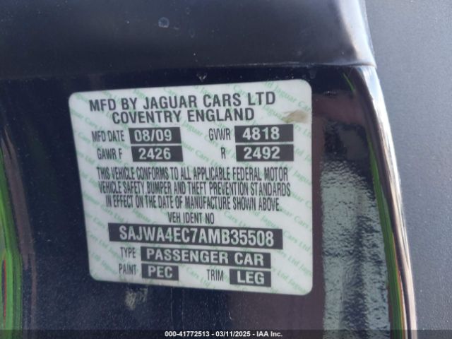 2010 JAGUAR XK SAJWA4EC7AMB35508 Photo 8