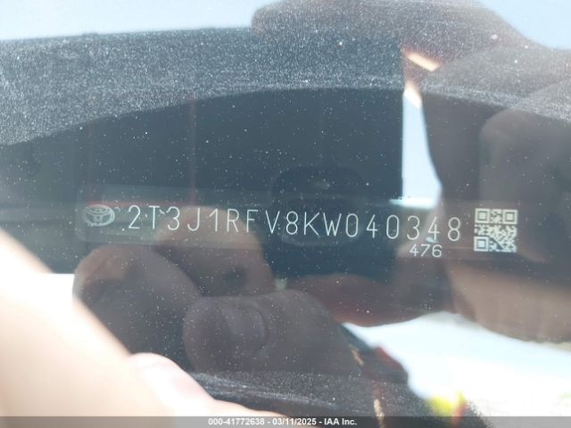 2T3J1RFV8KW040348 Toyota Rav4 Adventure