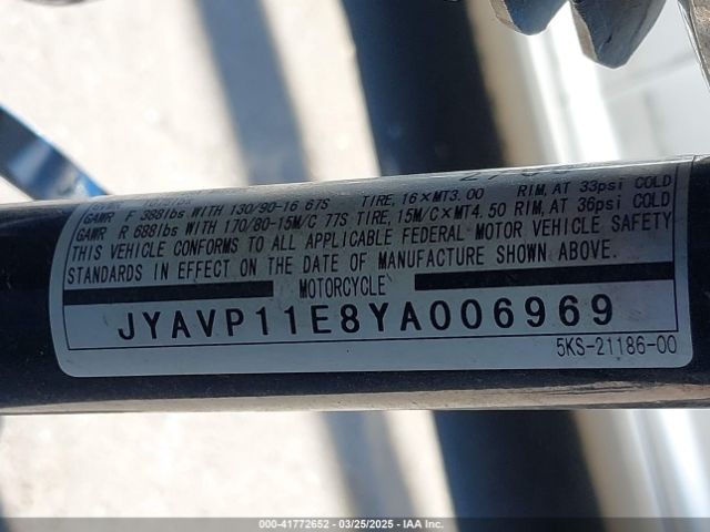 2000 YAMAHA XVS1100 JYAVP11E8YA006969 Photo 9