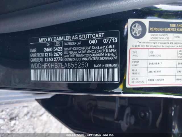 2014 MERCEDES-BENZ E 250 BLUETEC WDDHF9HB7EA855250 Photo 8