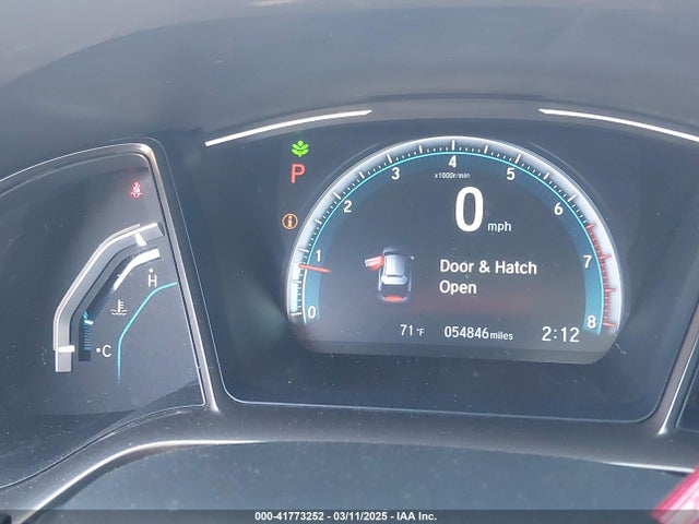 SHHFK7H88KU411608 Honda Civic Ex-l