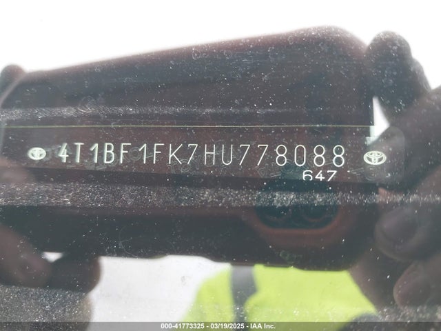 Toyota CAMRY SE 2017 4T1BF1FK7HU778088 Image 9