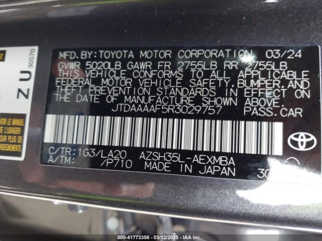 JTDAAAAF5R3029757 Toyota Crown Limited