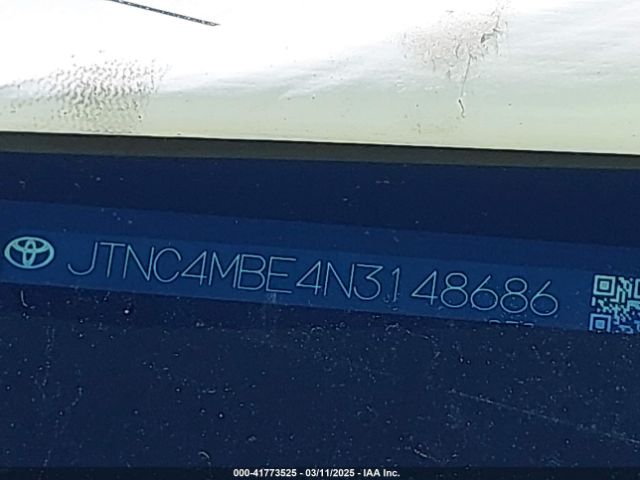 JTNC4MBE4N3148686 Toyota Corolla Xse
