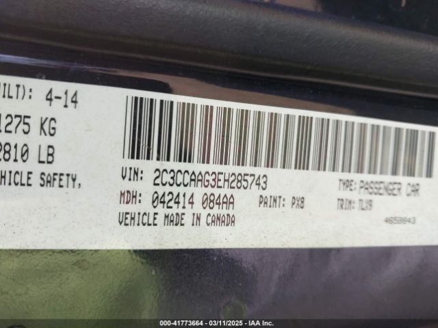 2014 CHRYSLER 300 2C3CCAAG3EH285743 Photo 8