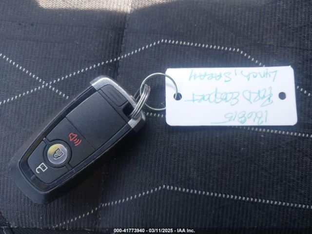 MAJ6S3GL7KC259940 Ford Ecosport Se