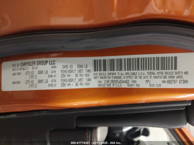 1C4PJMBS5FW524462 Jeep Cherokee Trailhawk