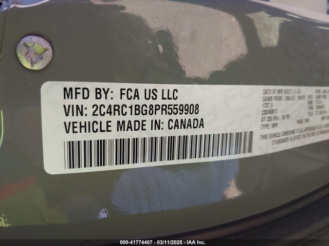 Chrysler Pacifica Touring L 2023 2C4RC1BG8PR559908 Image 4