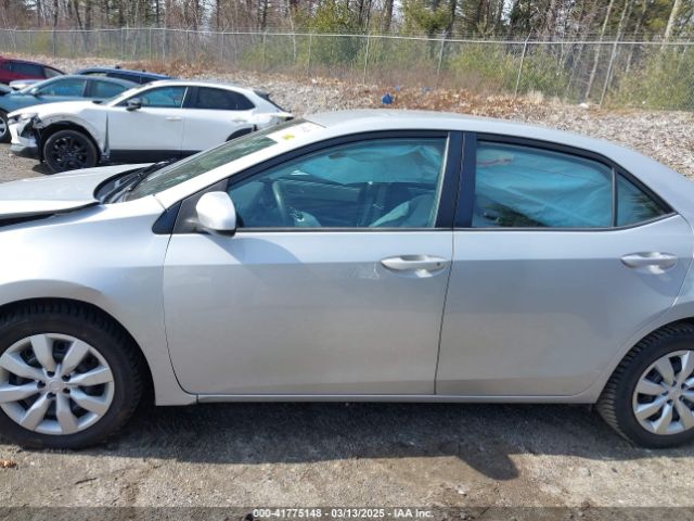 2T1BURHE1FC382068 Toyota COROLLA LE