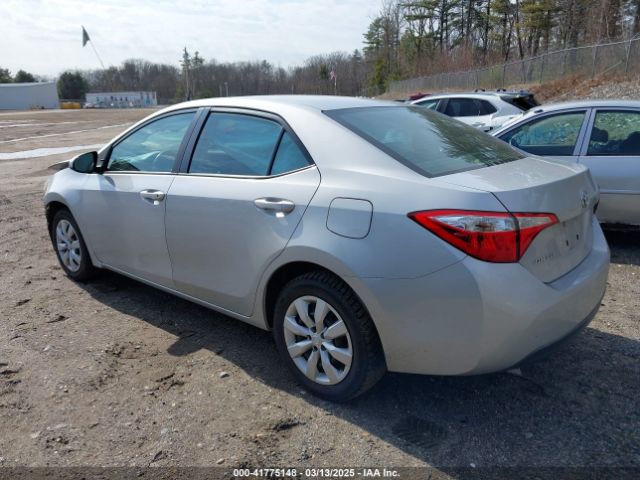 2T1BURHE1FC382068 Toyota COROLLA LE