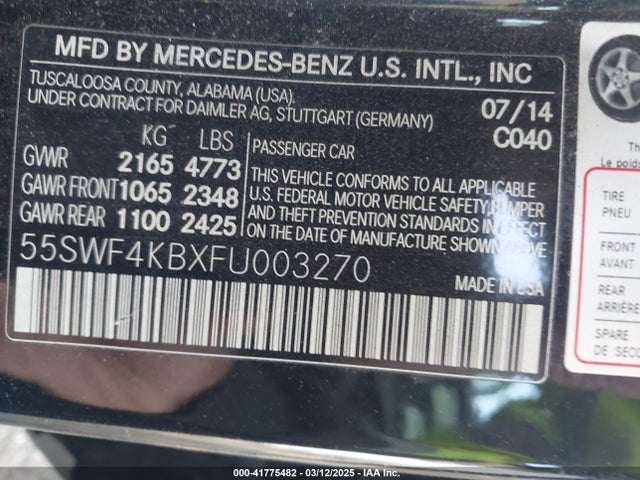 55SWF4KBXFU003270 Mercedes-Benz C 300 4matic/luxury 4matic/sport 4matic