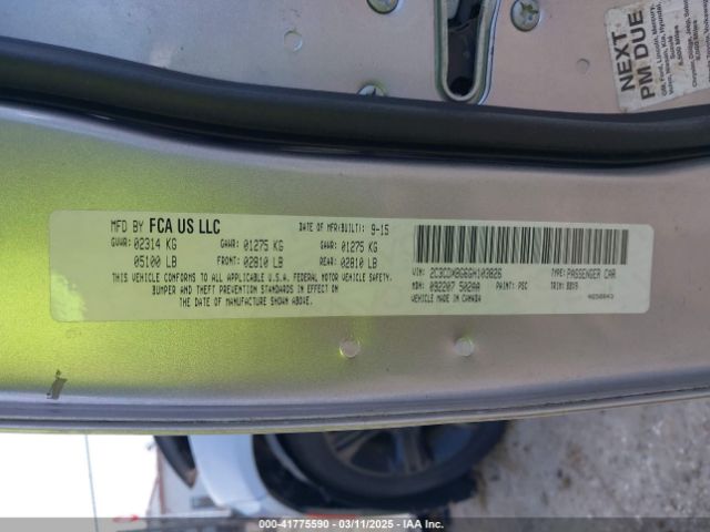 2C3CDXBG6GH103826 Dodge Charger Se
