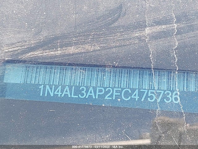 1N4AL3AP2FC475736 Nissan Altima 2.5 Sv